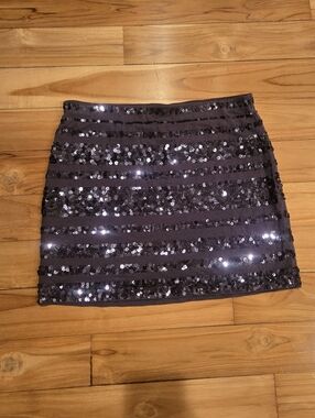 Sequin Mini Skirt